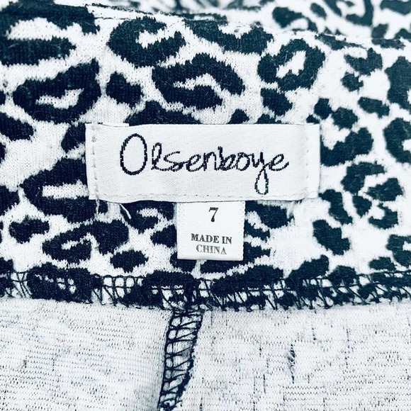 OLSENBOYE Leopard Print Godet Skirt - Picture 9 of 9